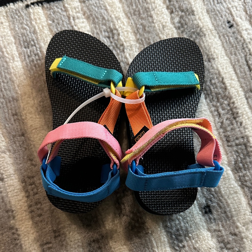 Teva Colorful Kids Sandals  Sz 13. New no box